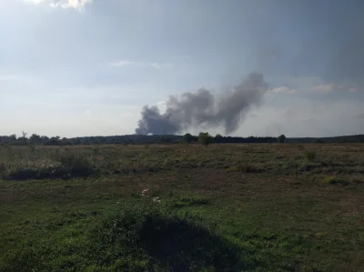 thisway - Ktoś wie co za pożar okolice #szczecin? Las czy coś innego?