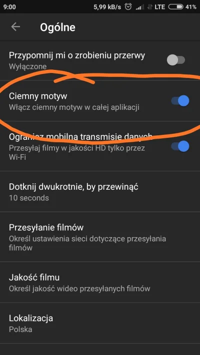 micpap - Aplikacja YT na Androida otrzymała możliwość zmiany na ciemny motyw. Nareszc...