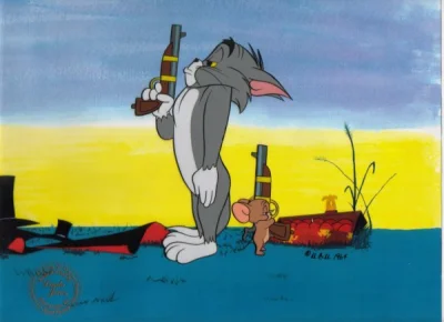 Tarec - > gdyby Jerry miał broń, to nie musiałby wiecznie uciekać.
@Laserade: miał (...