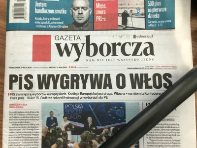 karwalek - #gazetawyborcza #wybory #wlosy 
Redaktor naczelny płakał jak widział wyni...