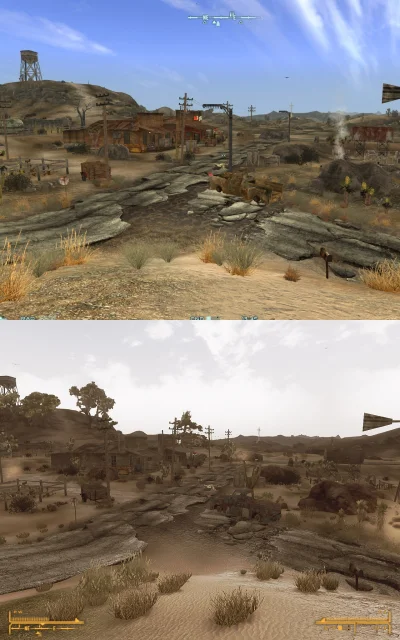 Werdandi - #fallout #gry 

New Vegas vanilla (prawie :P) vs mod