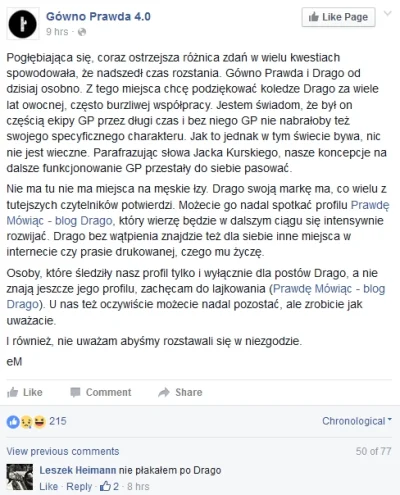 Brydzo - @SirBlake: i postu już nie ma, ale jest dobrze, bo autora też już tam nie bę...