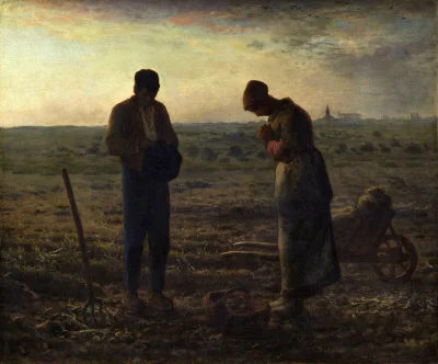 Agaress - Jean-François Millet - Anioł Pański 1857-1859

#malarstwo #sztuka #art