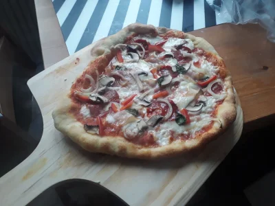 drzewko94 - Domowa pizza w niedziele ( ͡º ͜ʖ͡º)
#pizza #gotujzwykopem #chwalesie