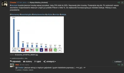 johny-kalesonny - To zadowolenie z 47.5% dla PiS to jakaś forma sado-maso? Wygrywa pa...