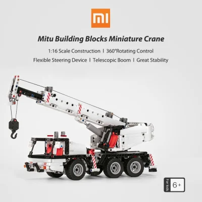 konto_zielonki - Xiaomi Mitu Building Blocks Miniature City Engineering Crane za 39.9...