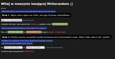 Lookazz - W ostatnim rozdajo wygrywa @m4ti1232. Sprawdź PW Mirku ;)

Resztę zaprasz...