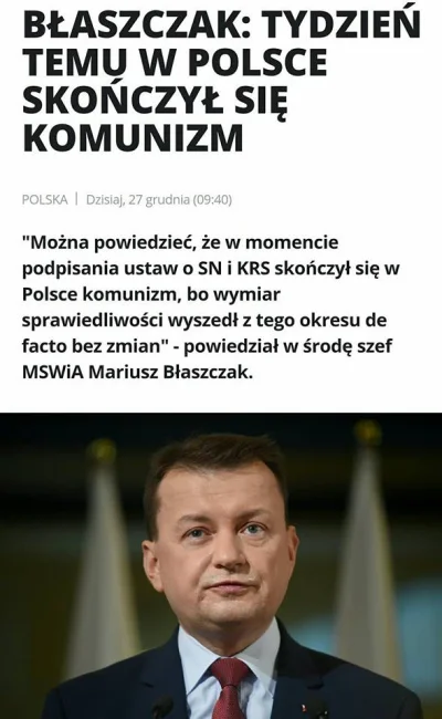 wolodia - Mariusz Błaszczak, ostatni komunistyczny minister spraw wewnętrznych. Minis...
