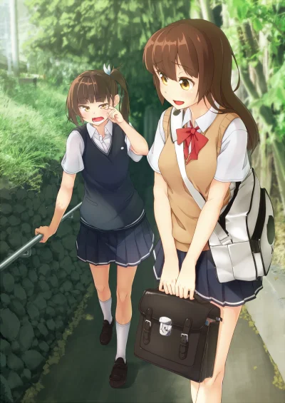 koumori - #randomanimeshit #kuronekoshiro #schoolgirl