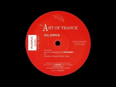 bergero00 - Art Of Trance - Gloria (Transparent Remix) [PLAT05] Słuchając tego kawałk...
