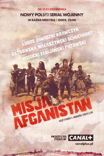pogop - @cruc: @Dorrek: Misja Afganistan http://www.filmweb.pl/serial/Misja+Afganista...