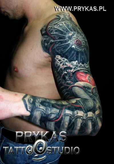 s.....m - #tatuaze #tatuazboners #biomechanika #prykas