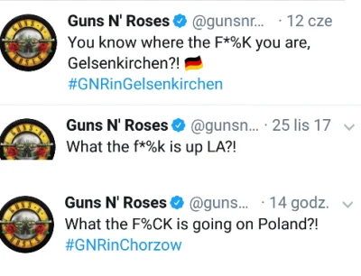 1983 - Wirtualne Parówki odpłynęły już całkowicie. W trakcie trwania koncertów #gunsn...