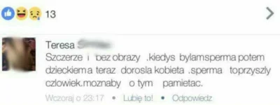 klebsiella - Kiedyś byłam spermą? Muszę o tym pamiętać! 
#heheszki ##!$%@?