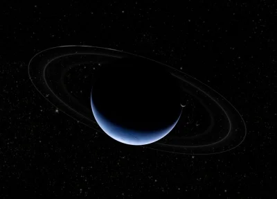 s.....w - Neptun wraz z Trytonem widziany z Voyagera 2, podczas swojego największego ...