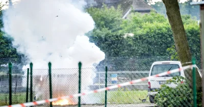 pyzdek - Wygląda na saletrę z cukrem. Myślę że gdyby saperzy mieli większe podejrzeni...