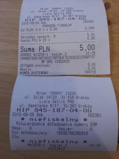 ejsap_kupno - #rozdajo a raczej kto pierwszy ten lepszy. Kupilem doladowanie za 5 PLN...