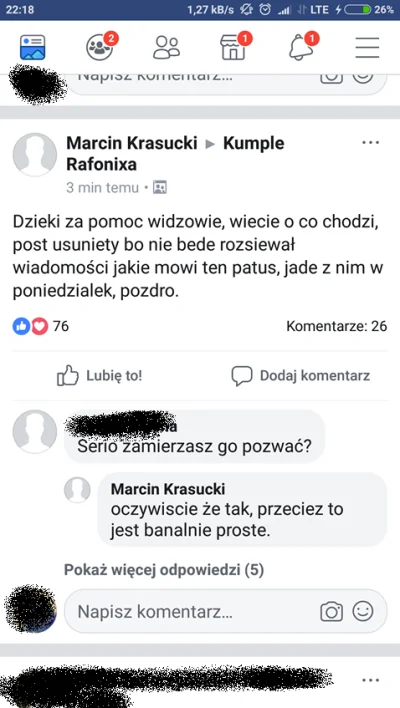 MirsonPL69 - Rafonix nic nie ginie w internecie :) Usunięcie posta ci nic nie da konf...