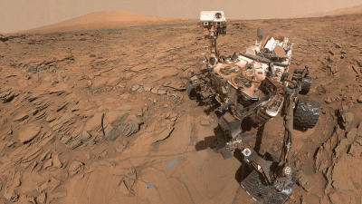 Cetus - Zdjęcia - selfie - wykonane z łazika Curiosity w momencie opuszczania płaskow...