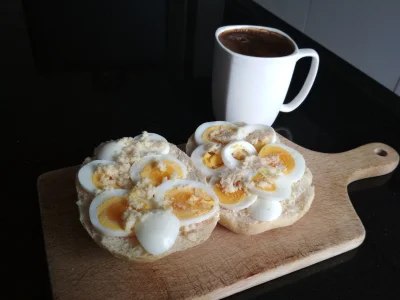 sandra925 - Kawa + świeże bułki + jaja swojskich kur = pyszne śniadanie ( ͡º ͜ʖ͡º)

#...