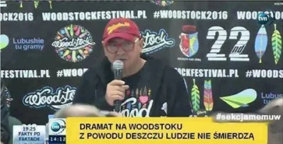 wojna - Dramat na brudstoku!!! #woodstock2016 #rykowisko #brudstock #tvn24