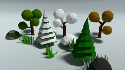 WykopowaSekcjaBlendera - Pokaże low poly, które dziś zrobiłem, nic wielkiego.