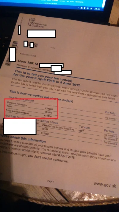 nic_nowego - nie 11500 tylko 11000 wczoraj dostałem list z HM Revenue