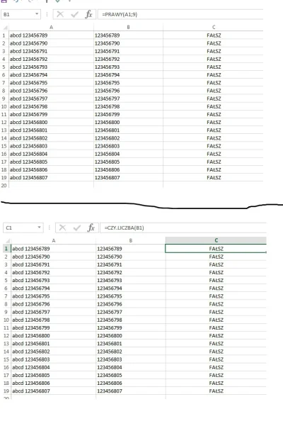 Vegonator - Mirki mam taki problem z Excelem. Mam komórki zawierające i tekst i cyfry...