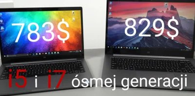 sebekss - Świetne promocje na laptopy Xiaomi z procesorami ósmej generacji i dostawą ...