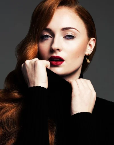 kwasnydeszcz - #ladnapani #buziaboners #zwykladziewczyna #wlosyboners #sophieturner