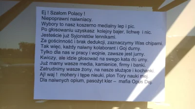 xBARTEXx - Znalezione na ulicy w jednym z powiatowych miast Wielkopolski...
#wybory #...