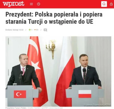 jankurek83 - Duda: Polska popierała i popiera starania Turcji o wstąpienie do UE.