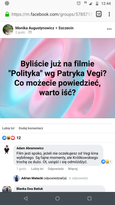 m.....k - Polityka Vegi, światowej klasy dramat psychologiczny xD Odpowiedz w komenta...