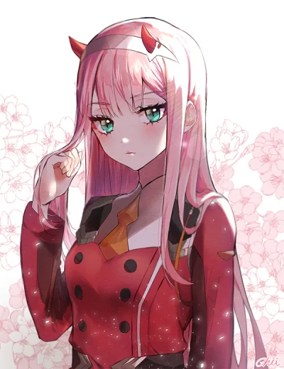 l.....f - #randomanimeshit #darlinginthefranxx #zerotwo #anime #pixiv #