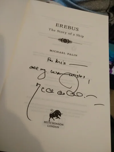baq009 - Mirki. Dostałem dziś dwie książki Michela Palina. Uwaga!! Obie z autografem:...