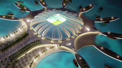 matthew991 - Projekt jednego ze stadionów na MŚ 2022 w Katarze ( ͡° ͜ʖ ͡°)

#stadiony...
