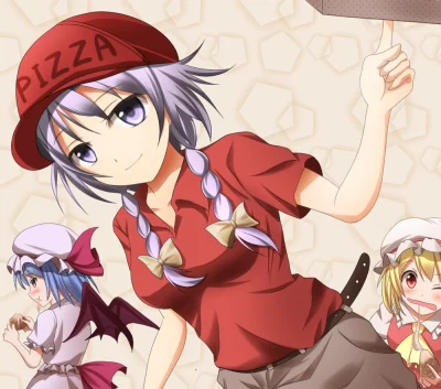 M.....r - #randomanimeshit #touhou #sakuyaizayoi @BlackReven #flandrescarlet @zeligau...