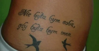 noitakto - Głembokie i ortograficzno-gramatycznie niepokorne. #tattoo #tattooboners #...