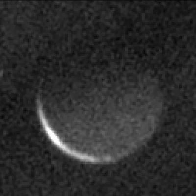 kiki1 - Nocna strona Charona, zdjęcie zrobione 3 dni po przelocie New Horizons 
#plu...