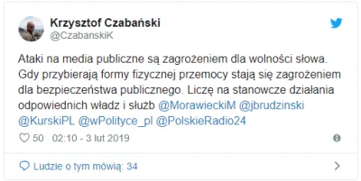 Klimbert - Przecież w mediach publicznych aktualnie nie ma żadnego wolnego słowa. Jes...