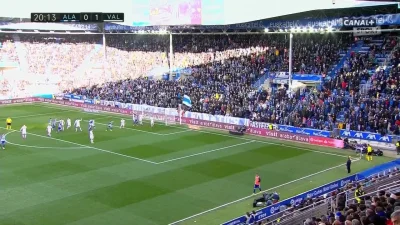 nieodkryty_talent - Deportivo Alavés [1]:1 Valencia - Borja Bastón
#mecz #golgif #la...