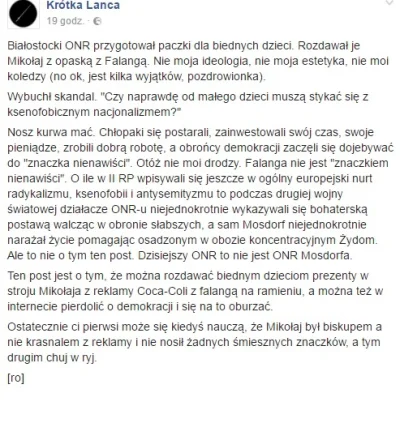 czarny_matt94 - @Kempes: trafiłem dzisiaj na fanpage na fb jakiegoś tam prawicowo-nac...