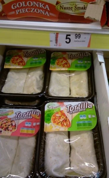 k.....a - To ja od siebie dodam tylko, że Biedronkowa tortilla też bardzo często nie ...