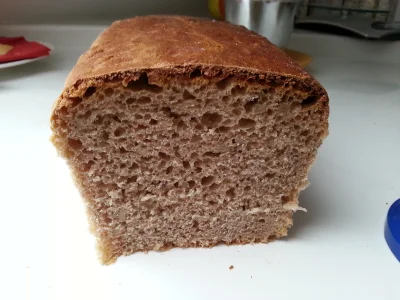 rybeczka - #124 #chleb #niekupujwawiteksie Tak wygląda chleb po przekrojeniu dla zain...
