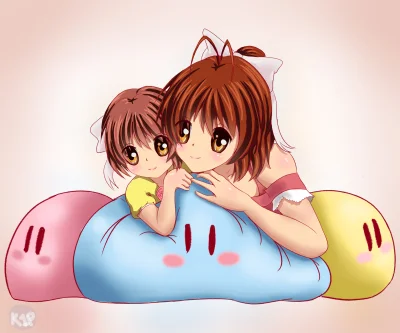 LlamaRzr - #randomanimeshit #clannad #nagisafurukawa #ushiookazaki #blushedface #anim...