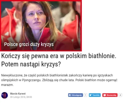 K....._ - @bonifacy2: Ostatnio dużo tych artykułów z wp. Chyba chcą sobie podbić wyśw...