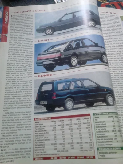 Agenda - Znalazłem stary katalog samochodowy z 2001 
Ceny nowych samochodów :D : 
P...