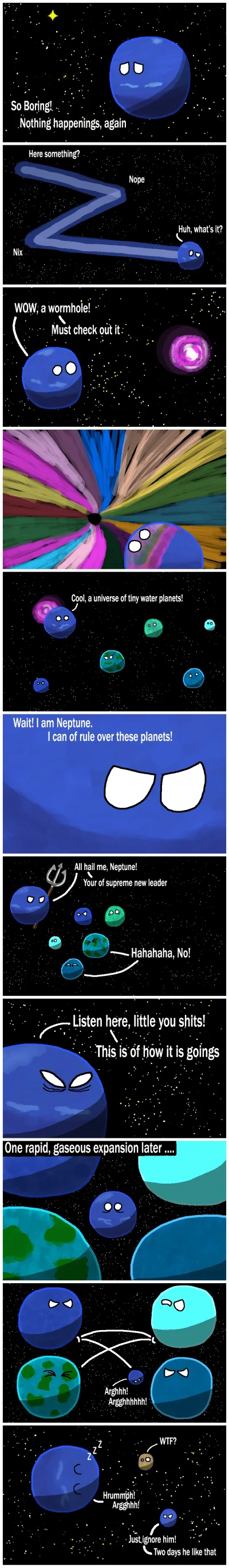 s.....w - #humorobrazkowy #kosmos #planetball #neptun