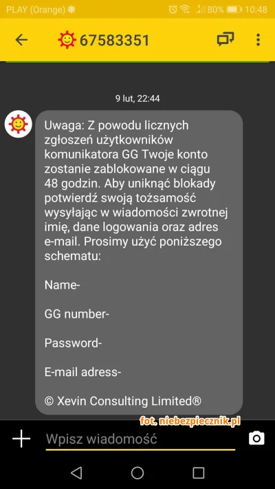 niebezpiecznik-pl - Zapraszamy do podróży w czasie ⌛️ Czyli uwaga na phishing na klie...