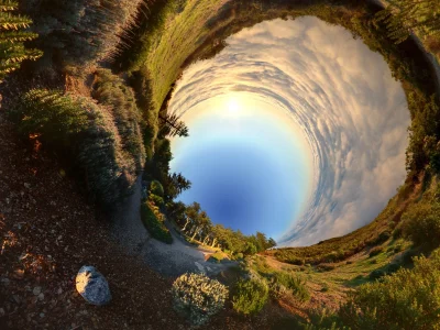 LostHighway - #zdjecia #panorama360 Takiej perspektywy jeszcze nie widziałem...